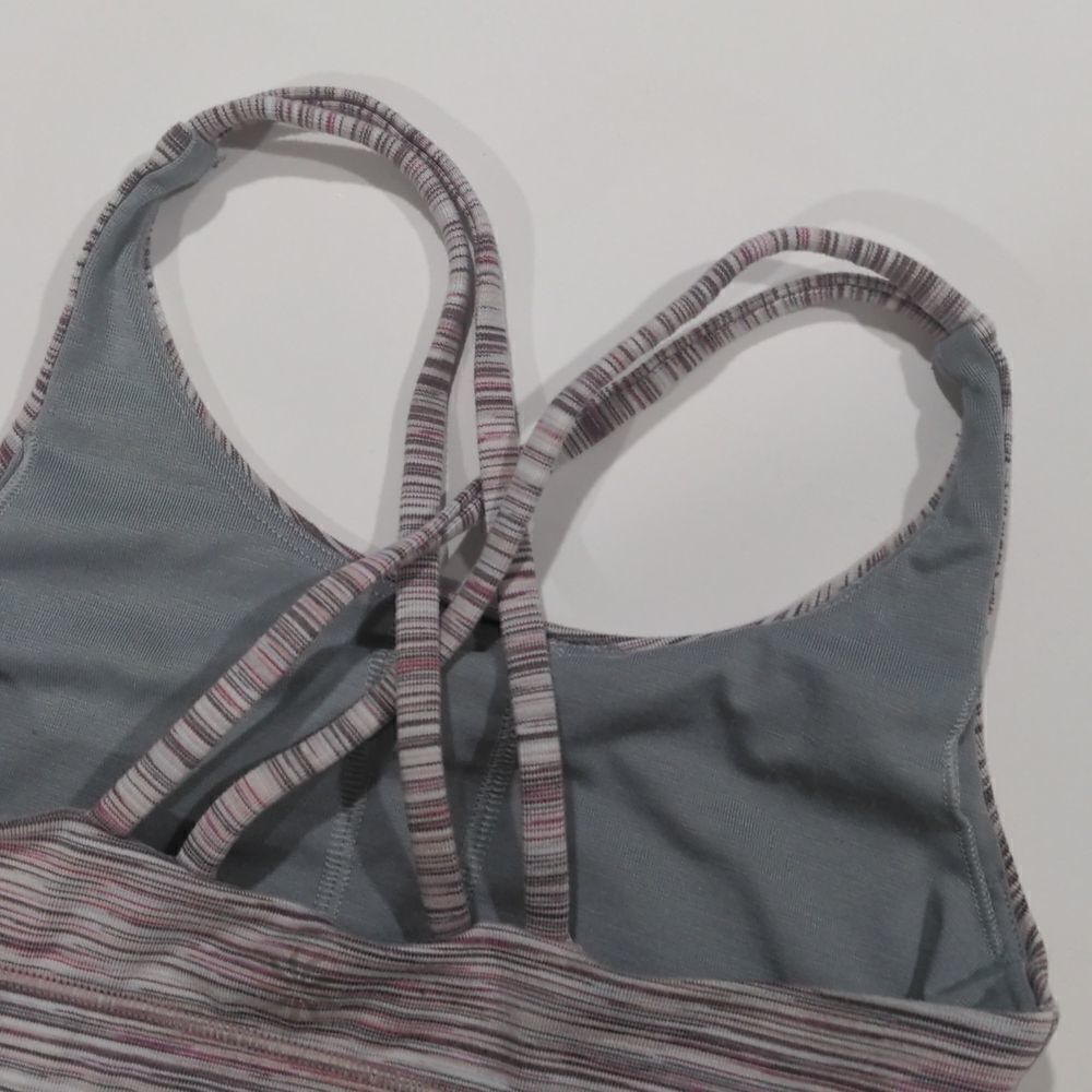 Athleta‎ Girl Pink Space Dye Strappy Sports Bra size S/7 - Picture 5 of 5